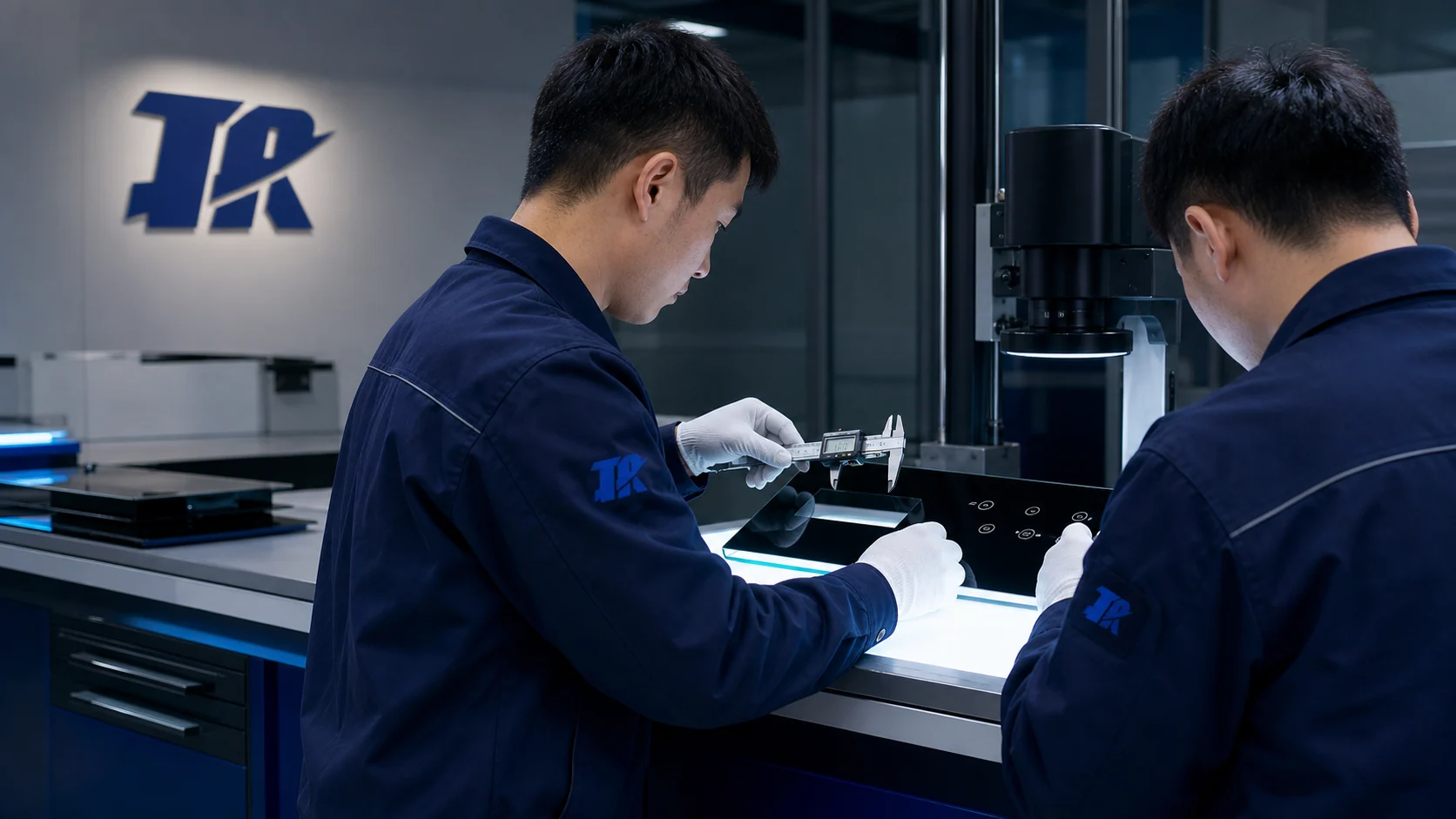 Quality inspection in an appliance glass manufacturing facility